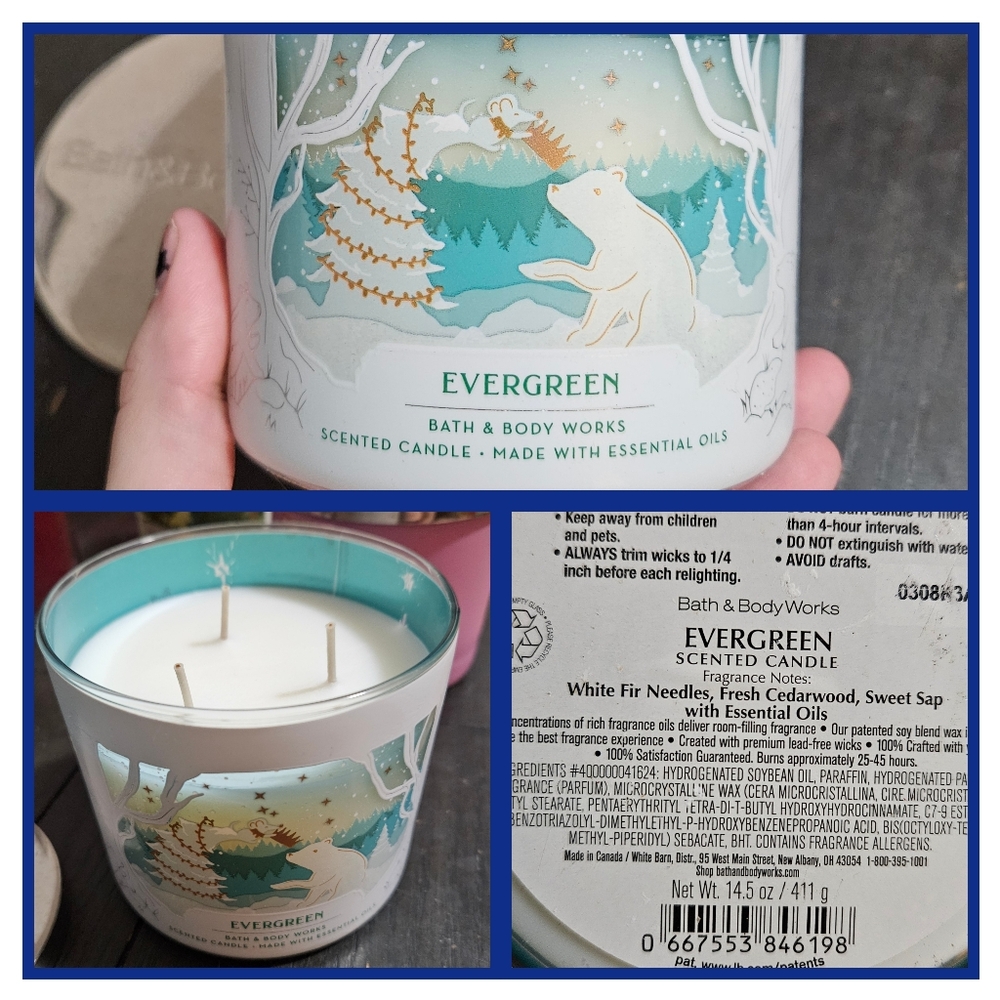 Bath & Body Works 3 wick candle